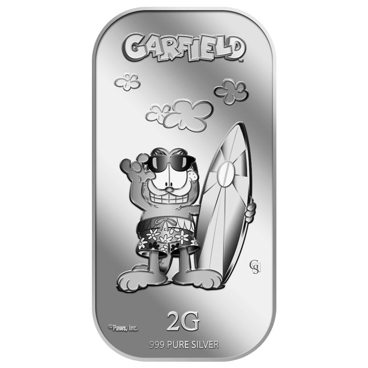 2g 2022 Summer Garfield Silver Bar